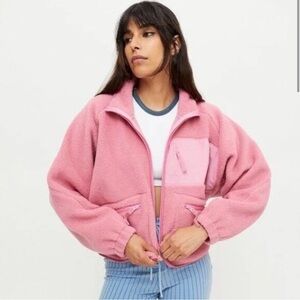 Women's Pink Fleece Jacket